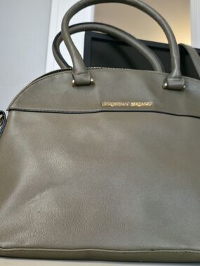 Christian Siriano Olive Green Dome Satchel